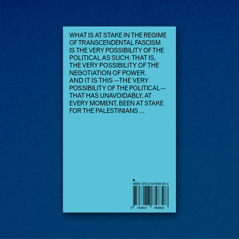Back cover, William Haver, On the Side of Violence: Essays. John Paul Ricco, Etienne Turpin, K. Verlag print and ebook