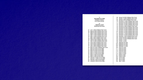 The dispatches gathered in this book offer far more than a chronicle of destruction; with composure and clarity, Al-Shaer offers readers a vital affirmation of presence, relation, and survival. From the wreckage of homes and futures, the author builds a shelter with language itself. His writing—raw, lyrical, and defiant—refuses the daily cruelties imposed by the ongoing war, demanding instead that the world face these atrocities as their own. On every page, Al-Shaer relays an ethical insistence: I am still alive. 