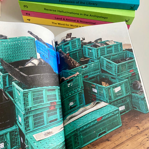 Jade Nair and Duane Jethro in: Decapitated Economies (intercalations 05), edited by Anna-Sophie Springer & Etienne Turpin, K. Verlag & Haus der Kulturen der Welt, 2025