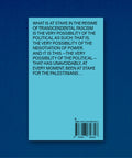Back cover, William Haver, On the Side of Violence: Essays. John Paul Ricco, Etienne Turpin, K. Verlag print and ebook